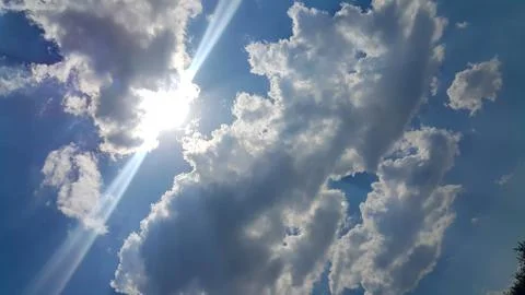 Beautiful background of clouds Stock Photos