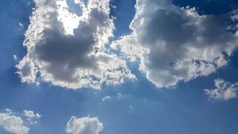 Beautiful background of clouds Stock Photos