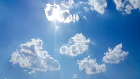 Beautiful background of clouds Stock Photos