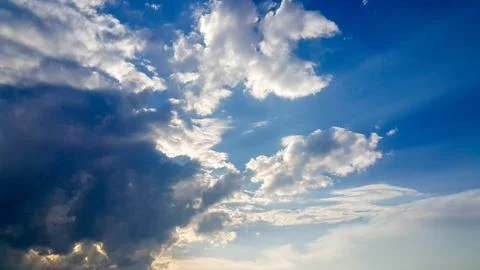 Beautiful background of clouds Stock Photos