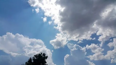 Beautiful background of clouds Stock Photos