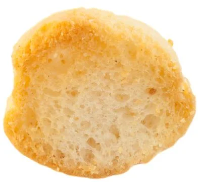 Beautiful background of croutons of bread Stock Photos