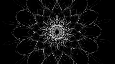 Beautiful background of developing blossom pattern - seamless looping (FULL HD) Stockbeeldmateriaal 83881433