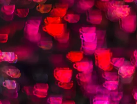 Beautiful background with different colored cup of coffee, abstract backgroun Stock Photos