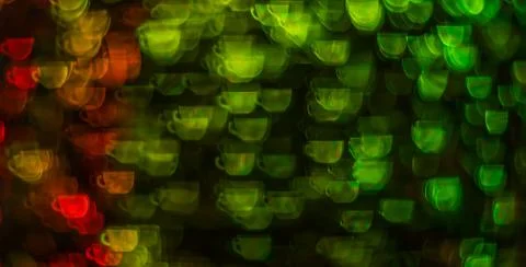 Beautiful background with different colored cup of coffee, abstract backgroun Stock Photos