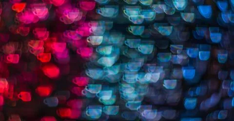 Beautiful background with different colored cup of coffee, abstract backgroun Stock Photos
