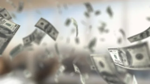 Beautiful Background With a Dollars Video stock 68772165