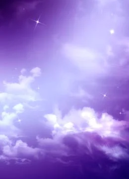 Beautiful background of the evening sky Stock Illustration