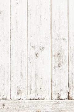 A beautiful background featuring old white wooden gates with vertical planks  Stock Photos