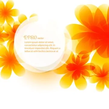 Beautiful background of flower Stock Illustration