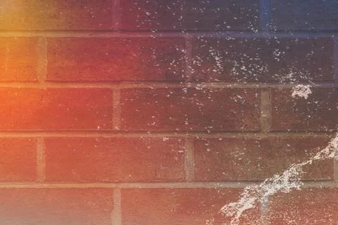 Beautiful background in the form of a brick wall Stock Illustration