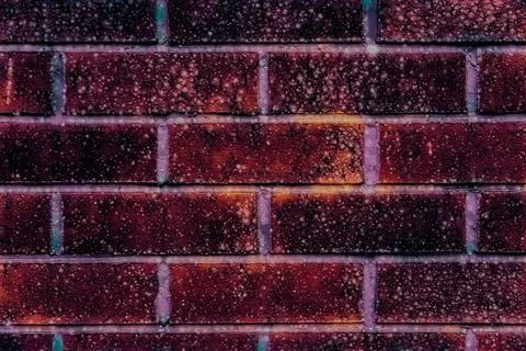 Beautiful background in the form of a brick wall Illustrazione stock