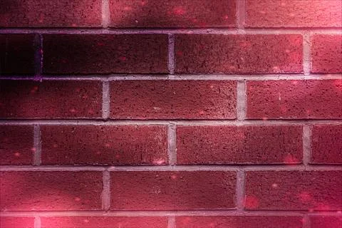 Beautiful background in the form of a brick wall Illustrazione stock