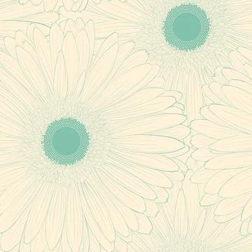 Beautiful background with gerbera flower . Stock Illustration