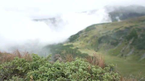 Beautiful background landscape of mountains in the clouds. Stock Footage 214325225