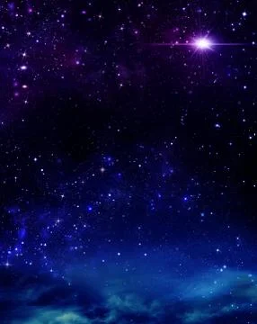 Beautiful background of the night Stock Illustration