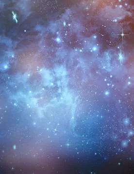 Beautiful background of the night sky Stock Illustration