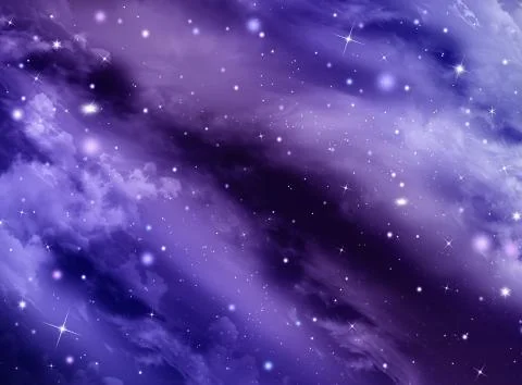Beautiful background, nightly sky Stock Illustration