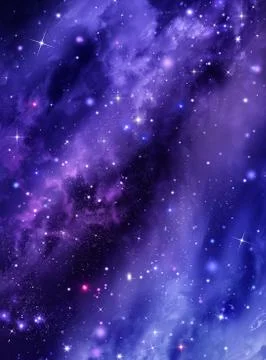 Beautiful background, nightly sky Stock Illustration
