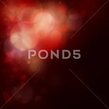 Beautiful background with Red bokeh lights Stock Illustration