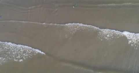 Beautiful background transparent surface wave, sand Stock Footage 114043680