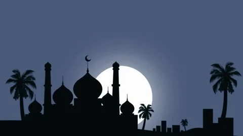 Beautiful background to welcome Ramadan Stock Footage 265953814
