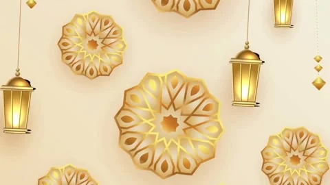 Beautiful background to welcome Ramadan Stock Footage 265953839