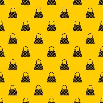 Beautiful bag pattern 库存插图