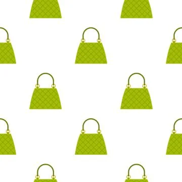 Beautiful bag pattern seamless Stock Illustration