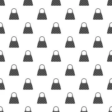 Beautiful bag pattern vector Illustrazione stock