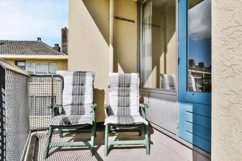 Beautiful balcony view Stock Photos