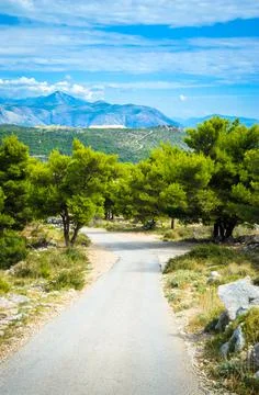 Beautiful balkan nature near Dubrovnik, Croatia Stock Photos