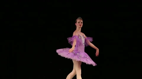 Beautiful ballerina dancing Video stock 68493230