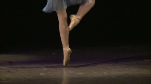 Beautiful ballerina dancing Video stock 68493532