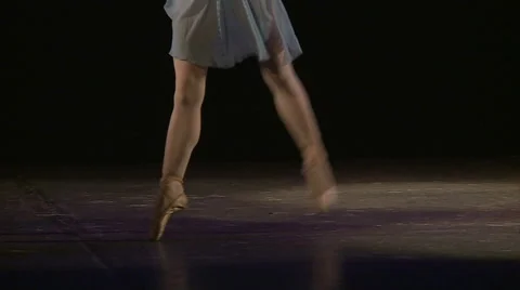 Beautiful ballerina dancing Video stock 68493543
