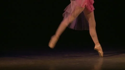 Beautiful ballerina dancing Stock Footage 68494285