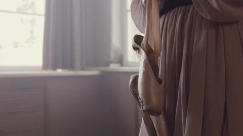 Beautiful ballet dance. Preparation. Stock Footage 94922087