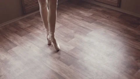 Beautiful ballet dance. Warm up. Stock Footage 94926841