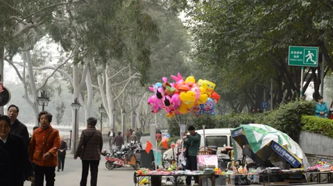 Beautiful balloon Stock Footage 35524613