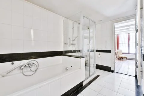 Beautiful bathroom design Stock Photos