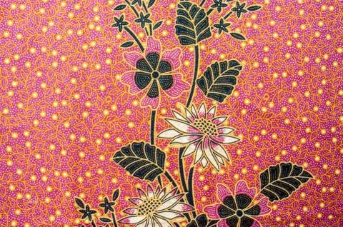 Beautiful Batik Pattern Stock Photos
