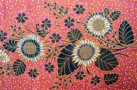 Beautiful Batik Pattern Foto stock
