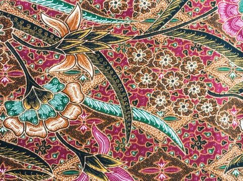 Beautiful Batik Pattern Stock Photos