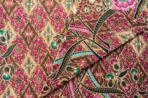 Beautiful Batik Pattern Stock Photos
