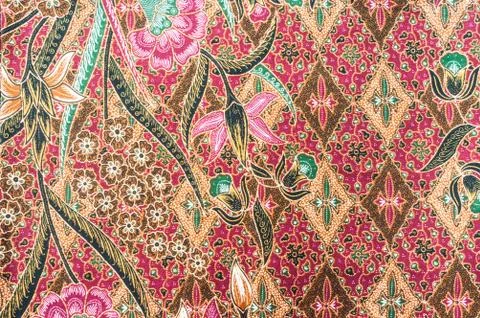 Beautiful Batik Pattern Stock Photos