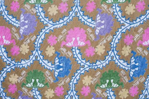 Beautiful batik patterns Stock Photos
