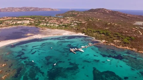 Beautiful bay revealed  Stock Footage 82397709