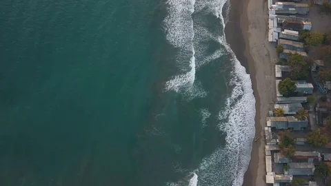 Beautiful beach from above Video stock 93632639