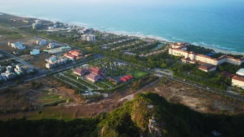 Beautiful beach from the air Video stock 242409600