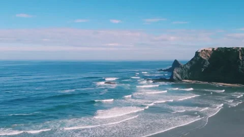 Beautiful beach charm Stock Footage 218441298